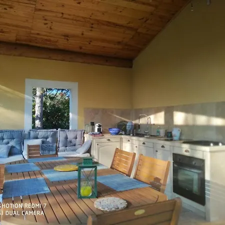 Ferienhaus Proche Uzes Petit Avec Grande Cuisine D'ete Et Piscine